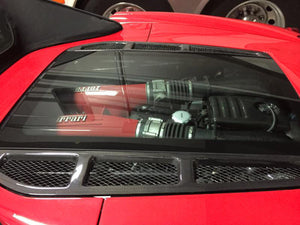 Carbon Fiber Spider Rear Window Louvers - Ferrari 360 Spider