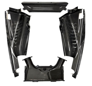 Carbon Fiber 4 Piece Engine Bay Set - Ferrari 488 GTB Coupe