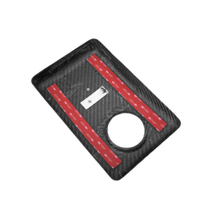 Flat Top Carbon Fiber Coolant Tank Cover Without Tabs - F430 Ferrari