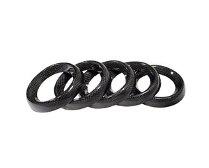 Carbon Fiber Vent Ring Covers - Ferrari F430