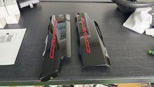 Load image into Gallery viewer, Corvette C7 LT1 Stingray Carbon Fiber Painted Fuel Rail Engine Covers OEM GM
