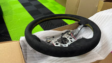Load image into Gallery viewer, 2006 - 2011 Style Corvette C6 Steering Wheel Leather Suede Manual - Custom Interior
