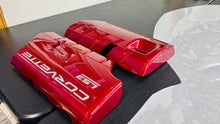 Load image into Gallery viewer, Corvette C6 Carbon Fiber HydroGraphics Custom Painted Engine Covers LS2 LS3 LS7 Z06 Grand Sport
