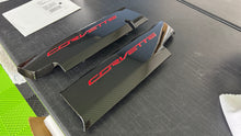 Load image into Gallery viewer, Corvette C7 LT1 Stingray Carbon Fiber Painted Fuel Rail Engine Covers OEM GM
