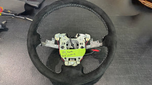2006 - 2011 Style Corvette C6 Steering Wheel Leather Suede Manual - Custom Interior