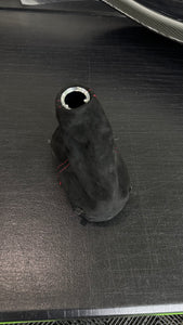 Corvette C6 6 Speed Manual OEM GM Suede Shift Boot with Chrome Trim Ring