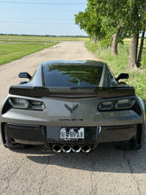 Load image into Gallery viewer, C7 Corvette Stingray Painted Body Color Custom Painted Front + Rear Cross Flags Emblems
