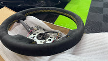 Load image into Gallery viewer, 2006 - 2011 Style Corvette C6 Steering Wheel Leather Suede Manual - Custom Interior
