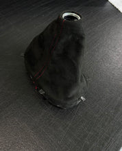 Load image into Gallery viewer, Corvette C6 6 Speed Manual OEM GM Suede Shift Boot with Chrome Trim Ring
