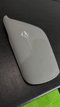 Load image into Gallery viewer, C7 Corvette OEM GM Leather Light Gray Embroidered Stingray Logo Console Lid 2014 - 2019
