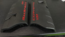 Load image into Gallery viewer, 2008 - 2013 Corvette LS3 Fuel Rail Engine Covers OEM GM Used - 12600987 12600988
