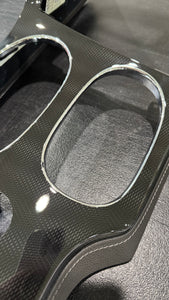 2005 - 2013 Corvette C6 Carbon Fiber Hydro Center Console Radio Shifter Bezel Trim with F55 OEM GM NEW
