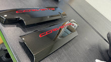 Load image into Gallery viewer, Corvette C7 LT1 Stingray Carbon Fiber Painted Fuel Rail Engine Covers OEM GM
