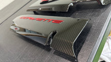 Load image into Gallery viewer, Corvette C7 LT1 Stingray Carbon Fiber Painted Fuel Rail Engine Covers OEM GM
