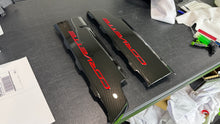 Load image into Gallery viewer, Corvette C7 LT1 Stingray Carbon Fiber Painted Fuel Rail Engine Covers OEM GM
