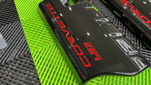 Load image into Gallery viewer, Corvette C6 Carbon Fiber HydroGraphics Custom Painted Engine Covers LS2 LS3 LS7 Z06 Grand Sport
