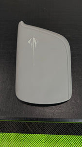 C7 Corvette OEM GM Leather Light Gray Embroidered Stingray Logo Console Lid 2014 - 2019