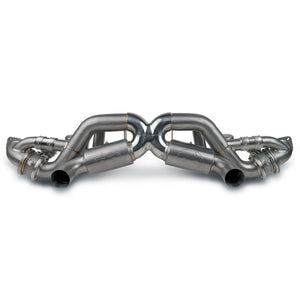 Fabspeed Porsche 718 GT4 RS Titanium Valvetronic X-Pipe Cat-Back Exhaust System (2022+)