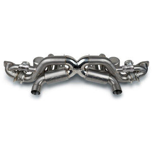 Fabspeed Porsche 718 GT4 RS Titanium Valvetronic X-Pipe Cat-Back Exhaust System (2022+)