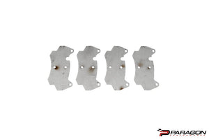 GIRODISC C8 CORVETTE Z51 TITANIUM BRAKE PAD SHIELDS - FRONT