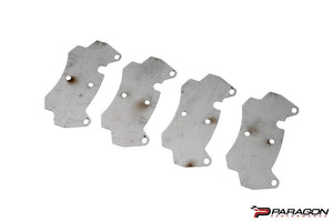 GIRODISC C8 CORVETTE Z51 TITANIUM BRAKE PAD SHIELDS - FRONT