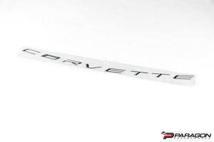 C8 CORVETTE CHROME NAMEPLATE