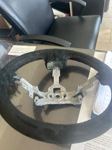 Corvette C6 Custom Interior - Steering Wheel - Suede or Leather with Colored Stitching