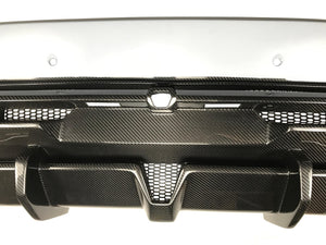 Lamborghini Carbon Fiber - GT Style Rear Bumper With Rear Diffuser