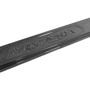 Carbon Fiber Embossed Door Sills - Lamborghini Aventador