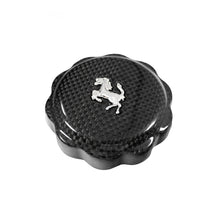 Load image into Gallery viewer, Carbon Fiber Oil Cap Cover With Cavallino - Ferrari F8 Tributo/Spider
