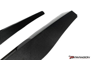 PARAGON PERFORMANCE C8 CORVETTE 5VM STYLE CARBON FIBER ROCKER EXTENSIONS