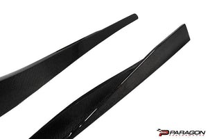 PARAGON PERFORMANCE C8 CORVETTE 5VM STYLE CARBON FIBER ROCKER EXTENSIONS