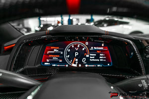 CCS C8 CORVETTE CARBON FIBER GAUGE CLUSTER TRIM OVERLAY - PARAGON PERFORMANCE