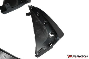 PARAGON C8 CORVETTE EXTENDED SPLASH GUARDS - CARBON FLASH