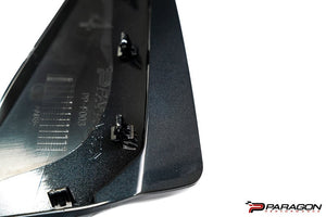 PARAGON C8 CORVETTE EXTENDED SPLASH GUARDS - CARBON FLASH