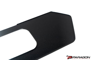 PARAGON PERFORMANCE C8 CORVETTE LICENSE PLATE INSERT - CARBON FIBER OR CARBON FLASH