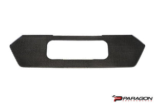 PARAGON PERFORMANCE C8 CORVETTE LICENSE PLATE INSERT - CARBON FIBER OR CARBON FLASH