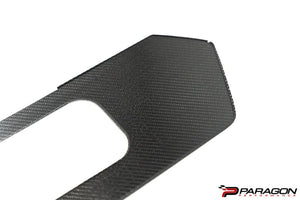 PARAGON PERFORMANCE C8 CORVETTE LICENSE PLATE INSERT - CARBON FIBER OR CARBON FLASH