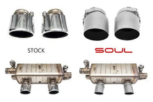 Load image into Gallery viewer, Porsche 991.2 Carrera (with PSE) Bolt On Exhaust Tips
