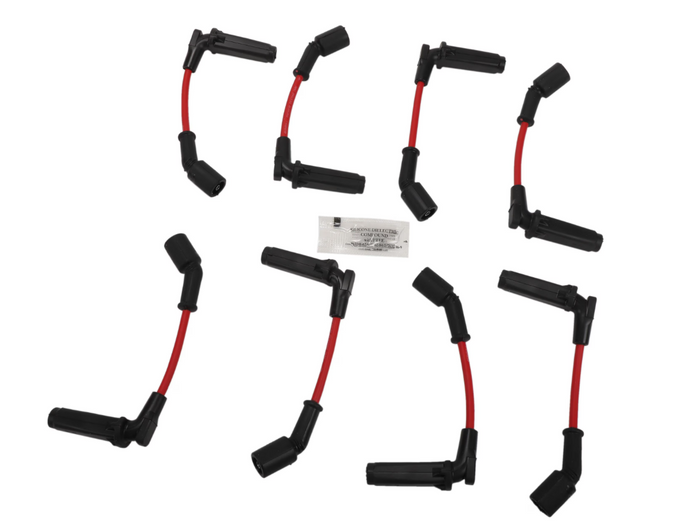 Corvette C6 GM Performance Parts Red 8mm Spark Plug Wires