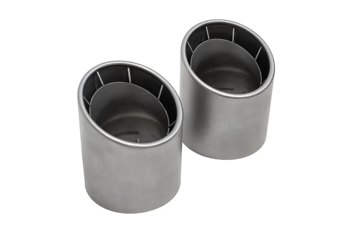 Porsche 718 GT4 RS / Spyder RS Weissach-Style Titanium Bolt-On Exhaust Tips