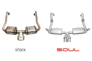 Porsche 718 Boxster  Cayman SOUL Valved Exhaust System