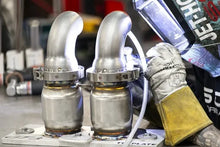 Load image into Gallery viewer, Porsche 991 GT3 / GT3 RS SOUL Bolt-On Resonated Turn Down Exhaust Tips
