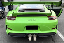 Load image into Gallery viewer, Porsche 991 GT3 / GT3 RS SOUL Bolt-On Resonated Turn Down Exhaust Tips
