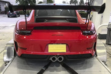 Load image into Gallery viewer, Porsche 991 GT3 / GT3 RS SOUL Bolt-On Resonated Turn Down Exhaust Tips
