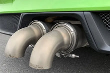 Load image into Gallery viewer, Porsche 991 GT3 / GT3 RS SOUL Bolt-On Resonated Turn Down Exhaust Tips
