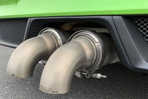 Porsche 991 GT3 / GT3 RS SOUL Bolt-On Resonated Turn Down Exhaust Tips