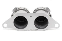 Load image into Gallery viewer, Porsche 991 GT3 / GT3 RS SOUL Bolt-On Resonated Turn Down Exhaust Tips
