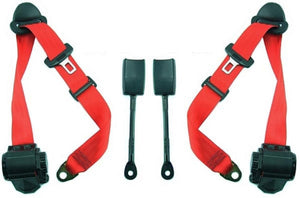 Fabspeed Porsche 911 Turbo 930 3 Point Replacement Seat Belts (1976-1989)