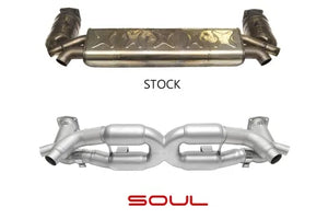 Porsche 991 Turbo Competition X-Pipe Exhaust System